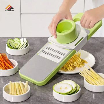 5-in-1 Stainless Steel Vegetable Slicer & Cutter