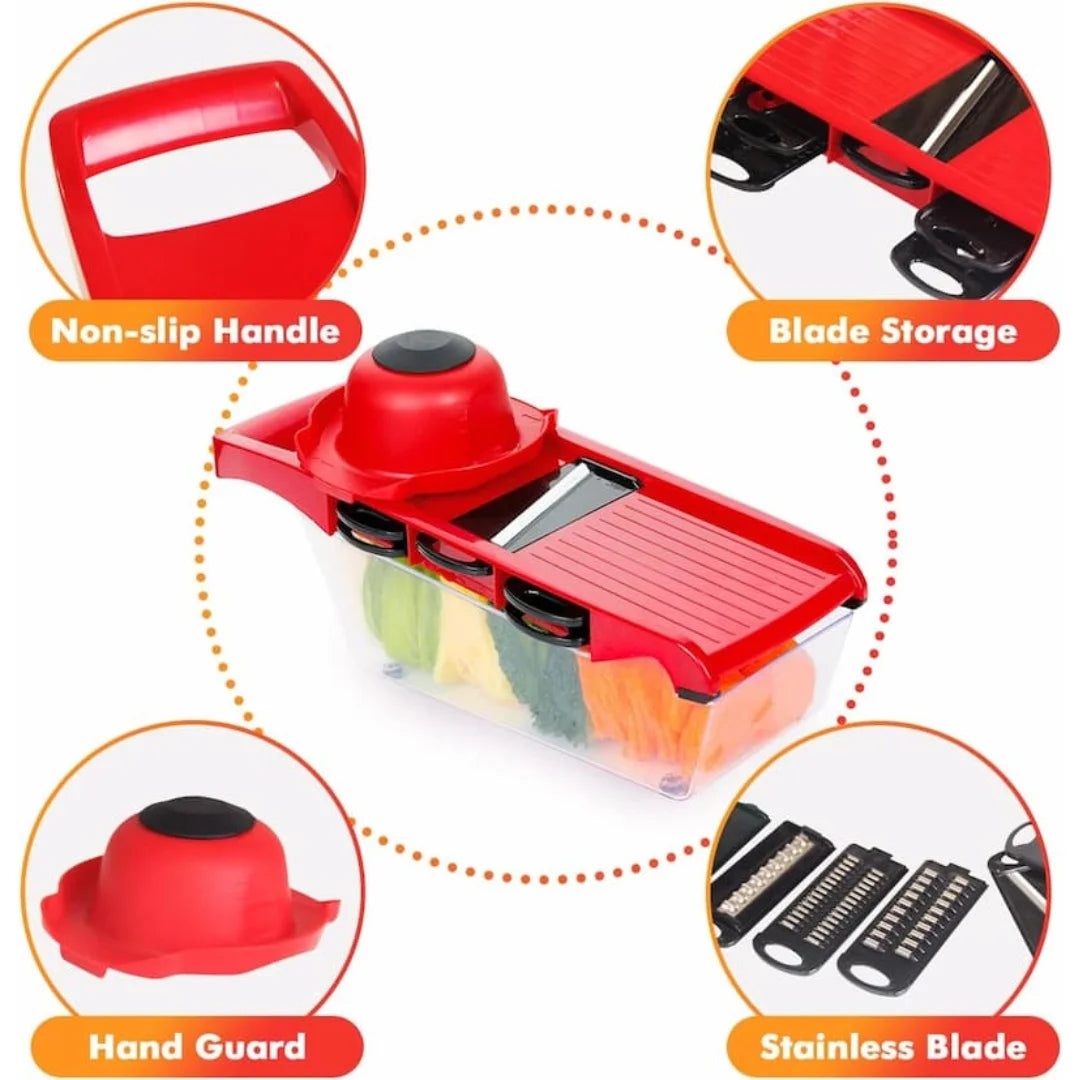 10-in-1 Mandoline Slicer & Vegetable Cutter