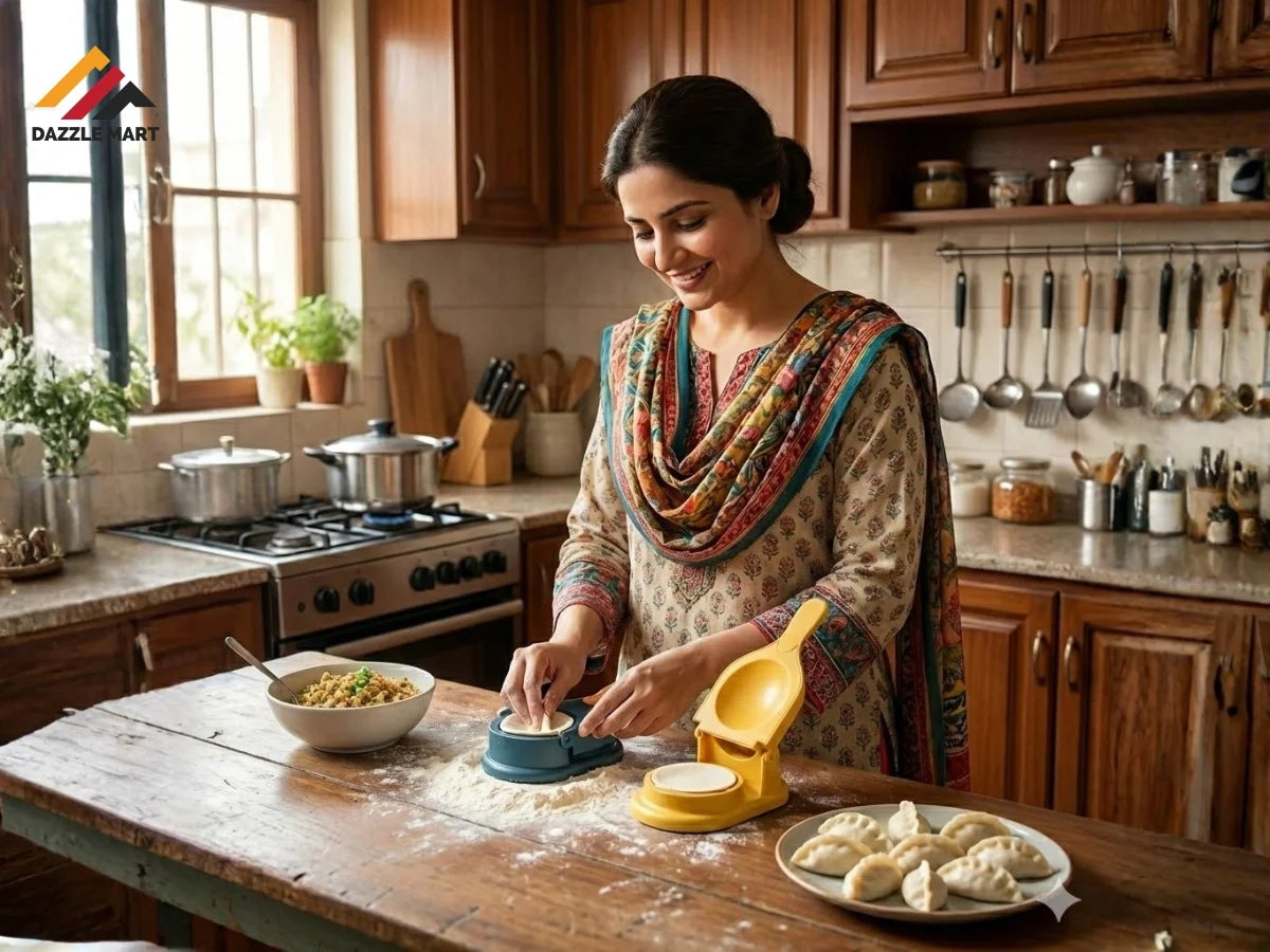 2-in-1 Dumpling Maker - (Samosa Maker)
