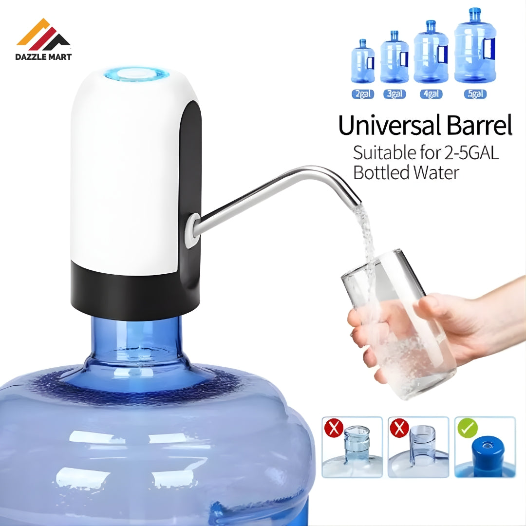 Automatic Electric Water Dispenser Pump (USB Rechargeable)